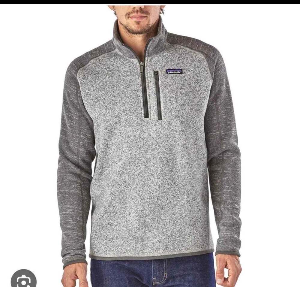 Patagonia Better Sweater 1/4-Zip Fleece Pullover Grey Men's Medium